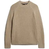 Superdry Homme Pull Brossé à col Roulé Gris Taille: L
