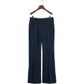 Gant pour femme. 4150334 Pantalon slim évasé marine (34), Casuel, Polyester
