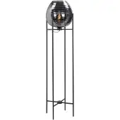 Highlight Lampadaire Fantasy noir avec verre 140cm
