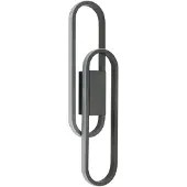 Highlight Applique murale design Anello noir 50cm