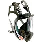 3M 6000 Series Full Face Respirator Noir M