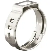 Seachoice Pinch Hose Clamp Argenté 31.6 mm