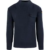 Normani Pull-over ' Barntrup ' bleu marine / jaune / rouge / noir