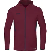 Jako Veste à capuche Challenge Femme - Maroon / Marine
