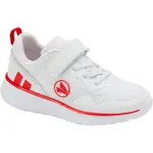 Jako Baskets unisexes Performance Junior, Couleur:blanc/rouge, Taille:30