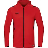 Jako Veste à capuche Challenge Hommes - Rouge / Noir