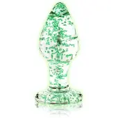 Ouch! Glow in the Dark Plug Anal En Verre 8 Cm