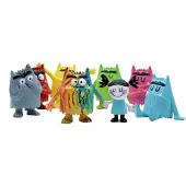 Comansi Le set de figurines du monstre des couleurs (8 figurines) Nuna Amour Calme Amis