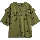 SOMETIME SOON T-Shirt olive / noir