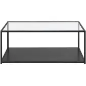 Beliani Table Basse Medora Noir