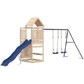 vidaXL Aire de jeux d'extérieur bois de pin massif