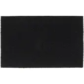 vidaXL Tapis de porte noir 50x80 cm fibre de coco touffeté