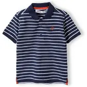 MINOTI T-Shirt bleu foncé / blanc