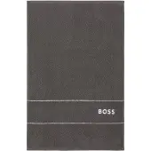 Boss Home Serviette de toilette en coton avec logo blanc brodé