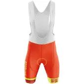 Otso Foc Bib Shorts Rouge,Blanc XL Homme