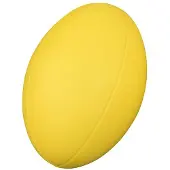 Pre-Sport Coated Foam Rugby Ball Jaune Enfants