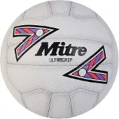 Mitre Ultragrip Netball Ball Blanc 4 Enfants