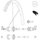 Mavic Jante Arrière Crossmax Pro Carbon