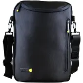 Techair Ultrabook Portrait - Sac  bandoulire pour ordinateur portable - 12 - 14.1 - noir