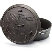Petromax Dutch Oven FT6, plat, noir