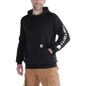 Carhartt Sweat-shirt À Capuche Avec Logo Sur La Manche Noir - M