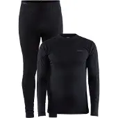 Craft Ensemble Maillot de Corps + Pantalon Craft Men Core Warm Baselayer Set Black-XS