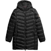 Superdry Manteau d’hiver 'Fuji' noir / blanc