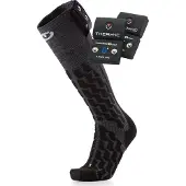 Therm-ic - Chaussettes chauffantes avec batteries - Set Heat Fusion Uni + S-700B - Taille 45-47 - Noir