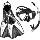 Mares Aquazone Set X One Marea Snorkeling Set Blanc,Noir L-XL