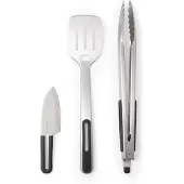 BioLite Kit Prep&Grill : ensemble de 3 ustensiles de barbecue avec étui