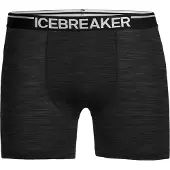 Icebreaker Sous-vêtements de sport 'Anatomica' noir / noir chiné / blanc