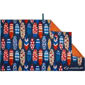 Lifeventure Serviette de bain en fibre souple recyclée imprimée Barva : planches de surf