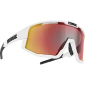 Bliz Sonnenbrille Fusion blanc mat smoke&red mirror