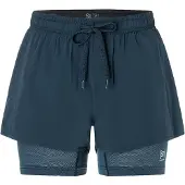 Super.natural Double Layer Shorts Bleu L Femme