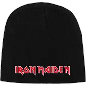 Iron Maiden Bonnet de - Logo - pour Unisexe - noir - Taille Standard