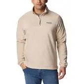 Columbia Steens Mountain Half Zip Fleece Beige L Homme