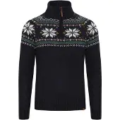 11 Project Pull-over 'Tim' jaune / vert / noir / blanc