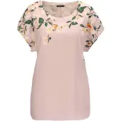 Goldner Chemisier beige / marron / vert / rose
