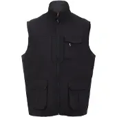 Dreimaster Klassik Gilet 'Tanuna' noir