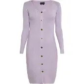 NAEMI Robes en maille lavande