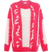 Ebeeza Pull-over rose / blanc