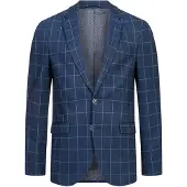 JEFF Veste de costume 'Tate' bleu / gris