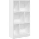 vidaXL Bibliothèque blanc 57x28,5x107,5 cm bois d'ingénierie