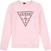 GUESS Sweat-shirt rose / magenta / noir