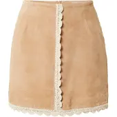 Daahls by Emma Roberts exclusively for ABOUT YOU Jupe 'Nina' marron / blanc naturel