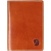 Fjällräven Leather Passport Cover Marron