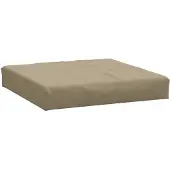vidaXL Coussin de palette taupe mélangé 60x60x9,5 cm tissu
