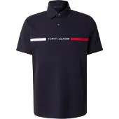 Tommy Hilfiger T-Shirt bleu marine / rouge sang / blanc
