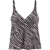 LASCANA Haut de tankini lilas / noir