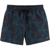 Buffalo Shorts de bain bleu / homard / noir